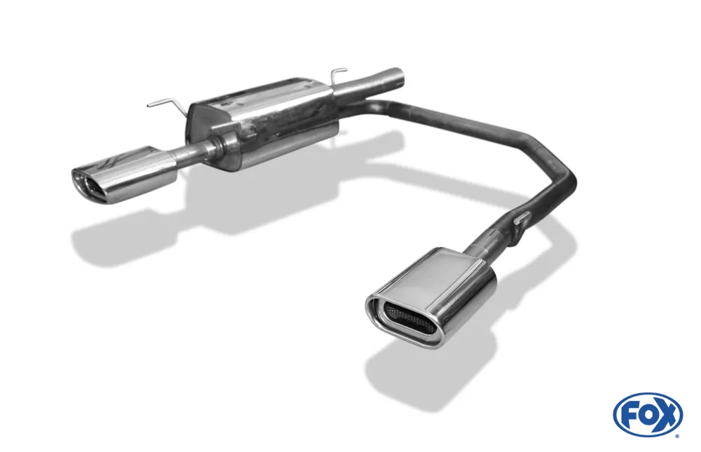 Opel Astra G Caravan  Endschalldämpfer Ausgang rechts/links - 135x80 Typ 53 rechts/links