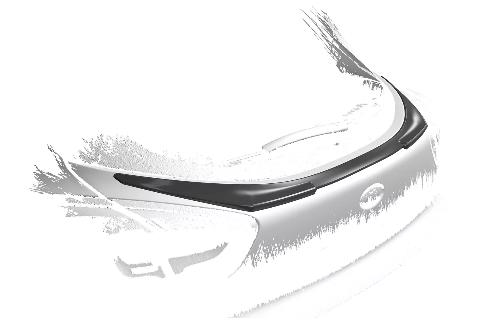 Heckflügel mit ABE für Ford Puma ´20 HF817 Strukturiert (schwarz matt)