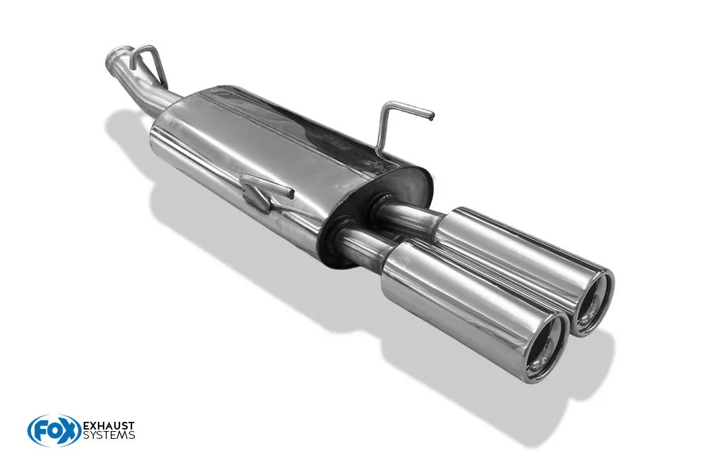 Saab 900 II  Endschalldämpfer - 2x80 Typ 13