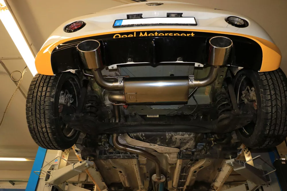 Opel Adam S  Endschalldämpfer quer Ausgang rechts/links - 115x85 Typ 44 rechts/links