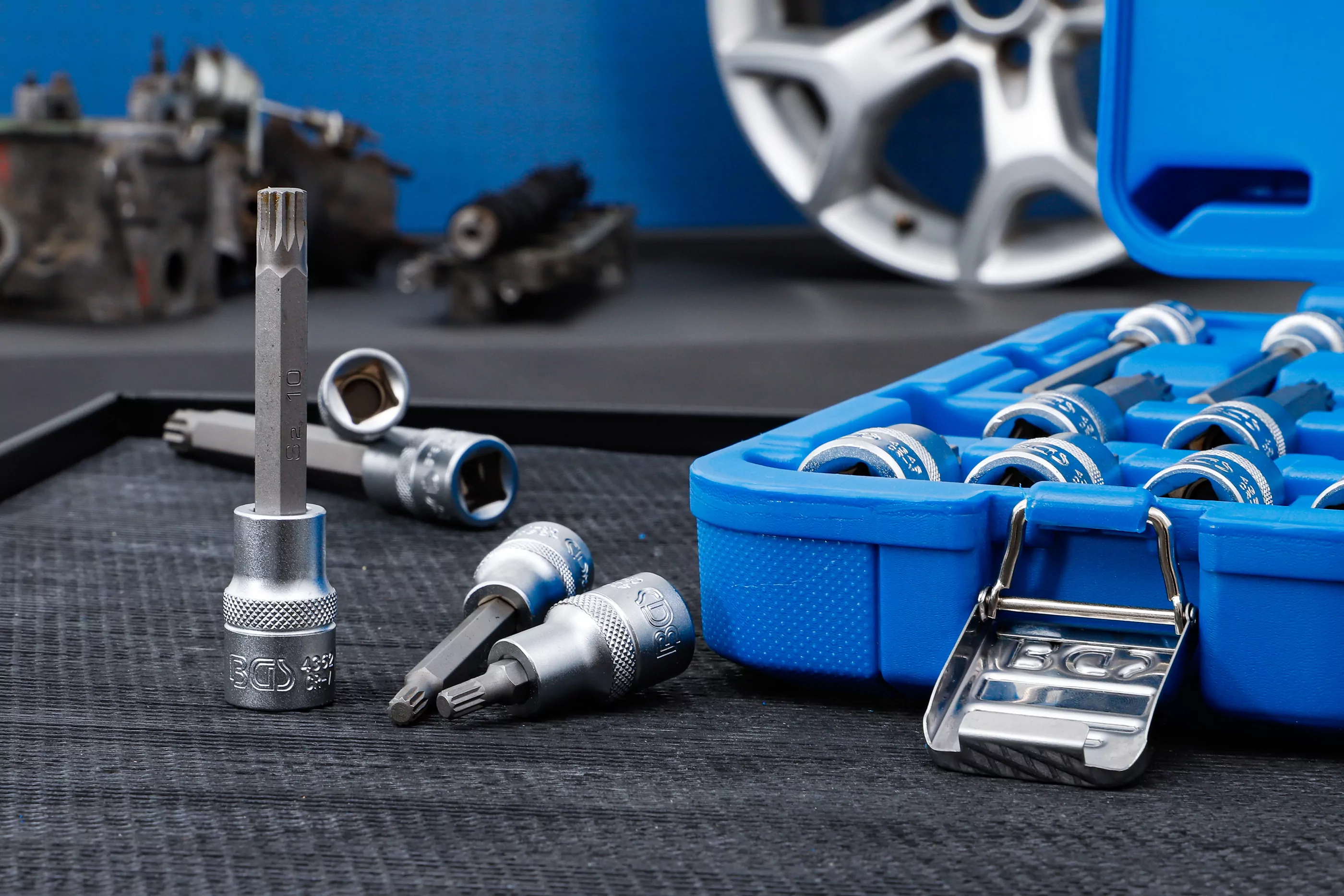 Bit-Einsatz-Satz | Antrieb Innenvierkant 12,5 mm (1/2") | Innenvielzahn (für XZN) | 26-tlg.