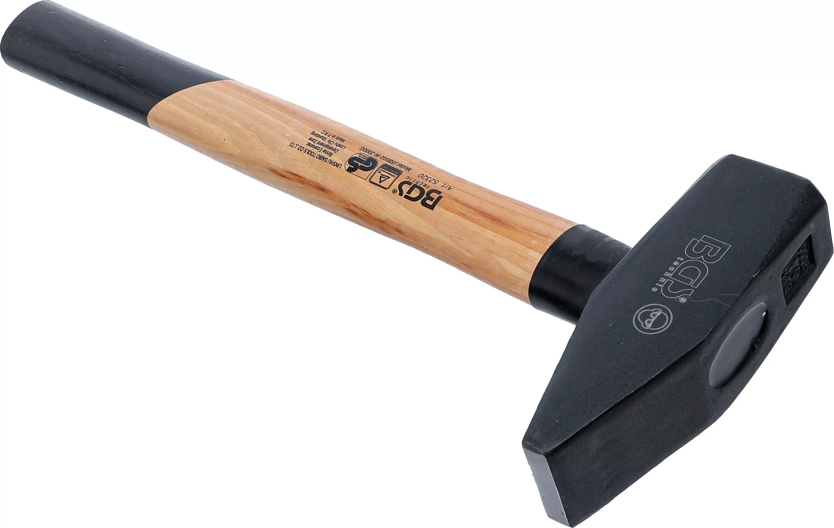 Schlosserhammer | Hickory-Stiel | DIN 1041 | 2000 g
