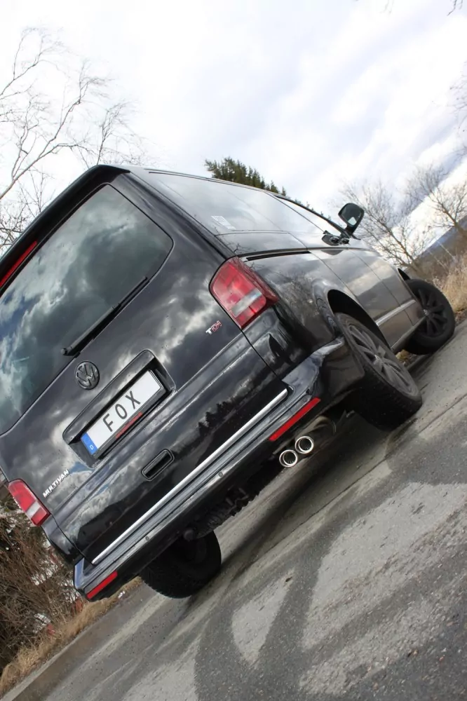 VW Bus T5/ T6  Endschalldämpfer - 2x88x74 Typ 33