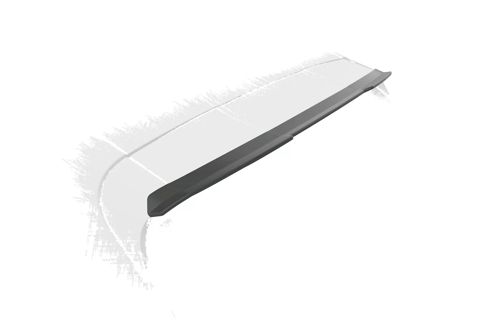 Heckflügel mit ABE für Porsche Macan HF875 Schwarz Strukturiert