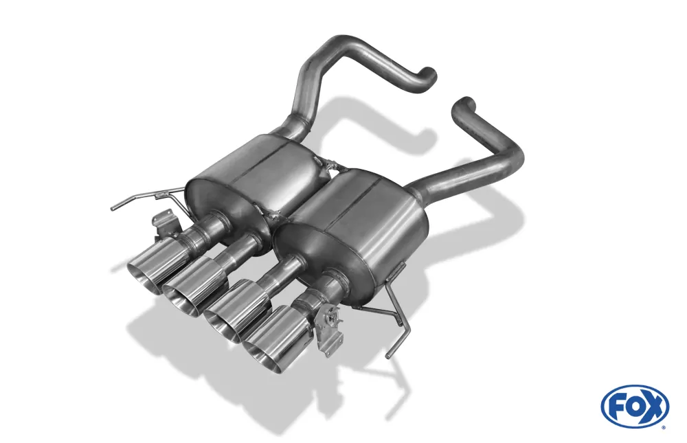 Corvette C7/ Z06  Endschalldämpfer Ausgang mittig - 4x100 Typ 25 mittig