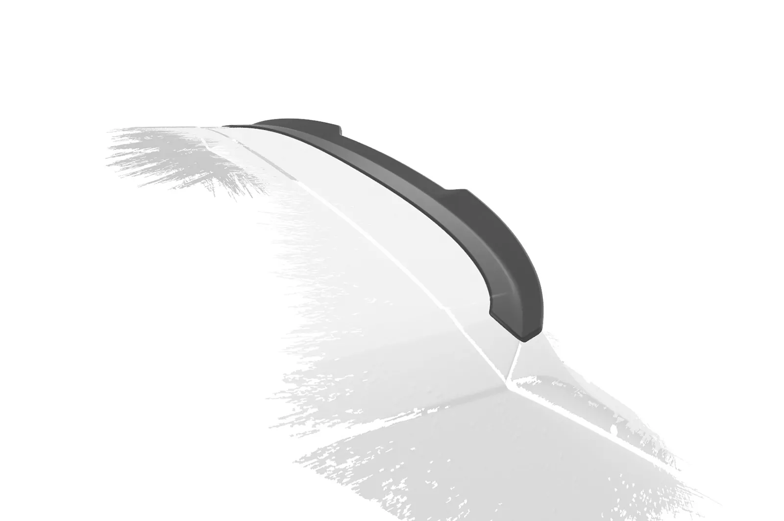 Heckflügel mit ABE für Skoda Kodiaq HF916 Schwarz Strukturiert