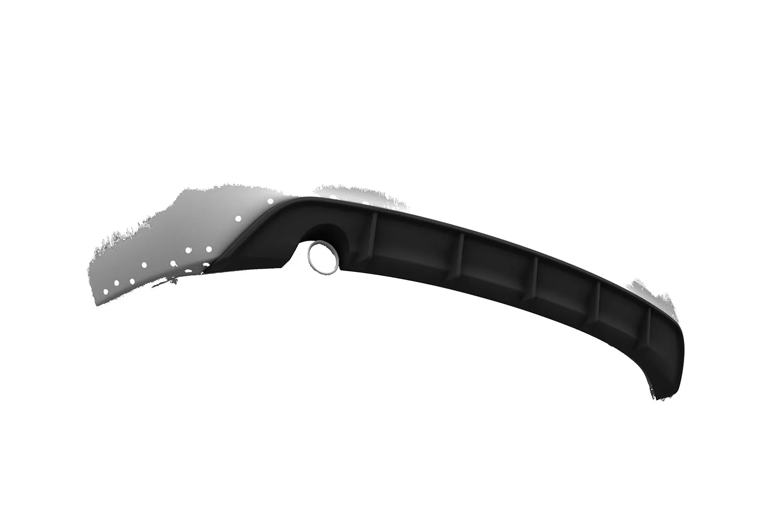 Heckansatz für BMW 1er F20 / F21 LCI HA258-M Carbon Look (matt)