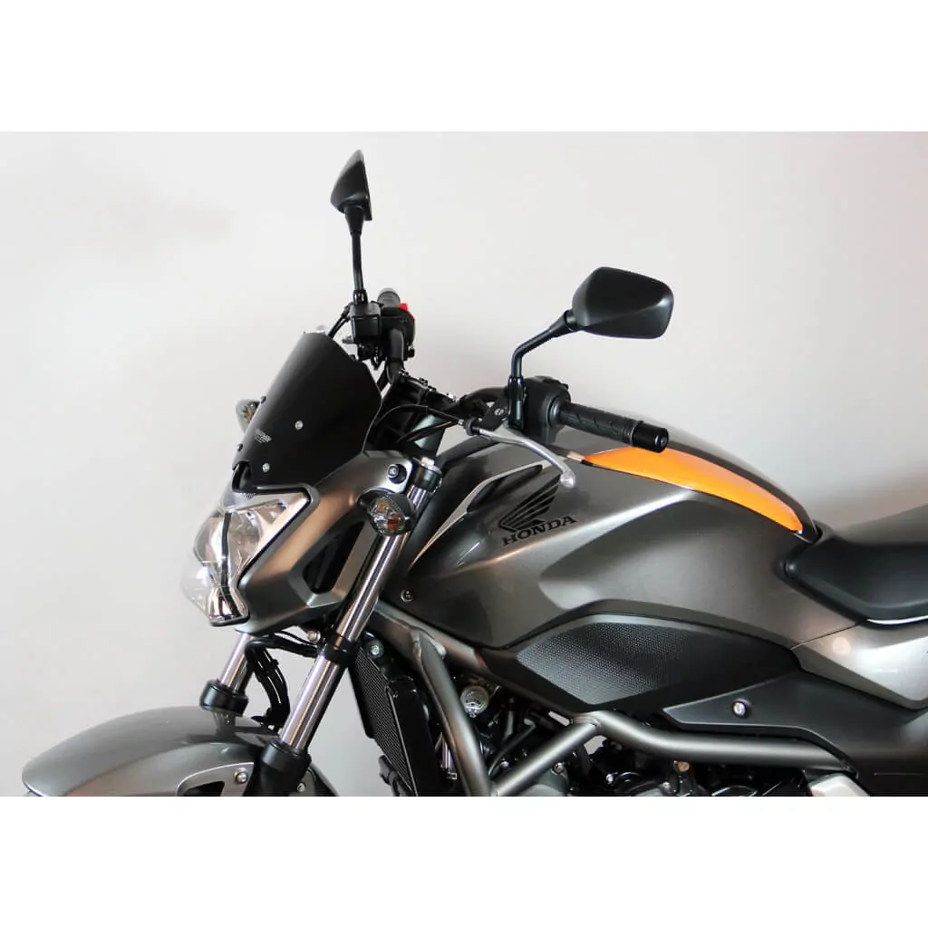 MRA Tourenscheibe T, HONDA NC 700 X, 12-15, schwarz mit ABE