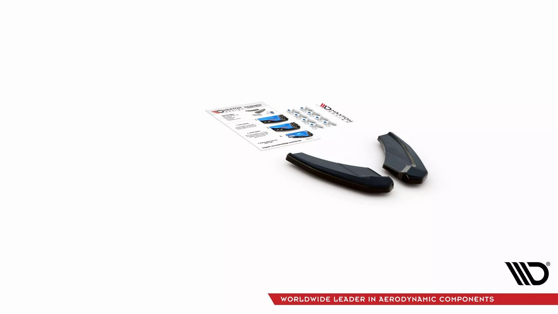 Heck Ansatz Flaps Diffusor V.1 Für Audi S3 Sportback 8Y Schwarz Hochglanz