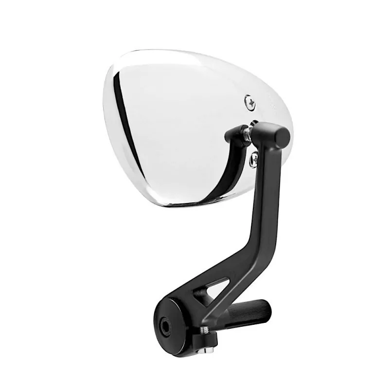 FAR Lenkerendenspiegel Cafe Racer Chrome | 7617 7618 | Lenker 13-22mm | E-geprüft