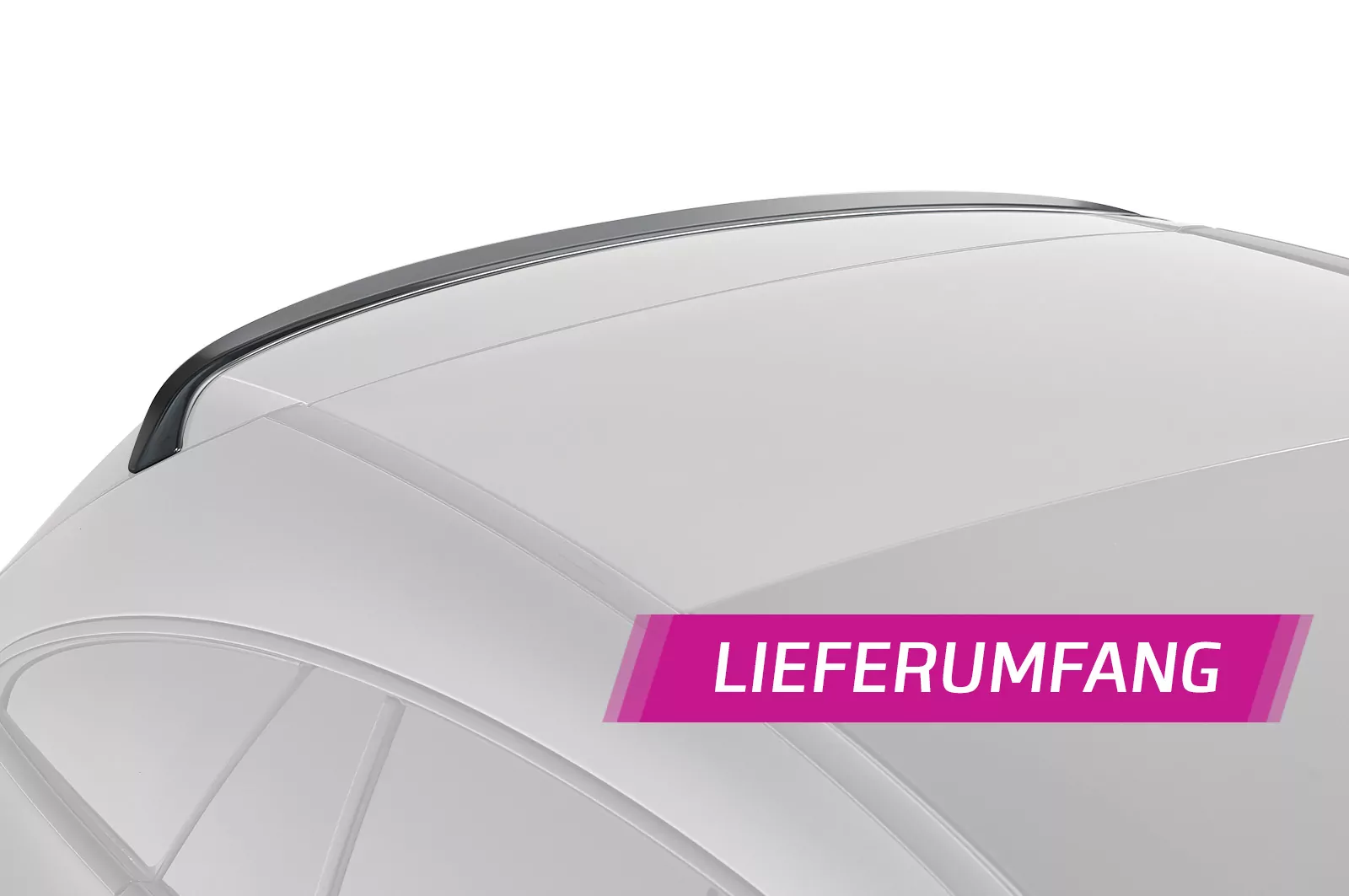 Heckflügel mit ABE für Mercedes-Benz CLA X118 Shooting Brake HF733 Schwarz Strukturiert