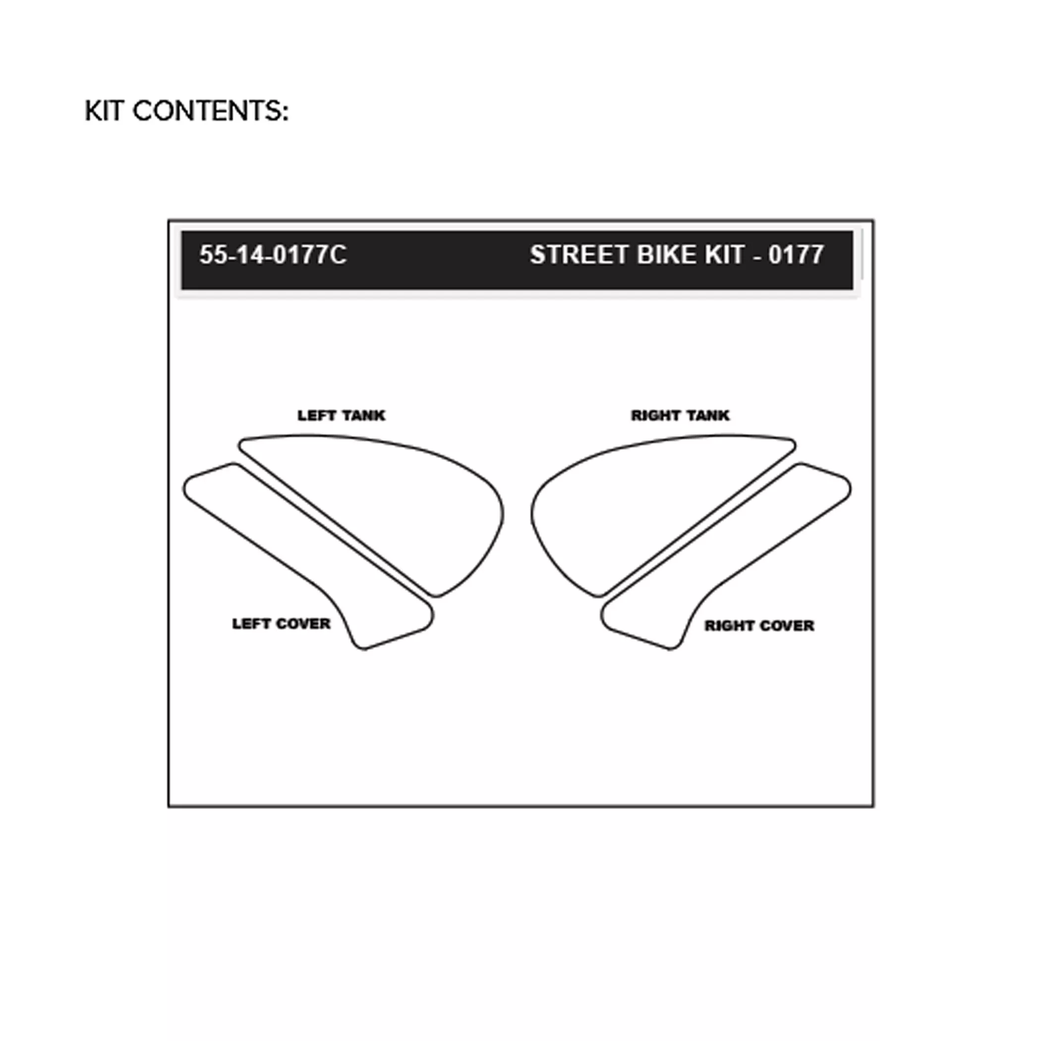 Stompgrip Traction Pad Icon für Honda CBR1000 RR 20-22 Klar