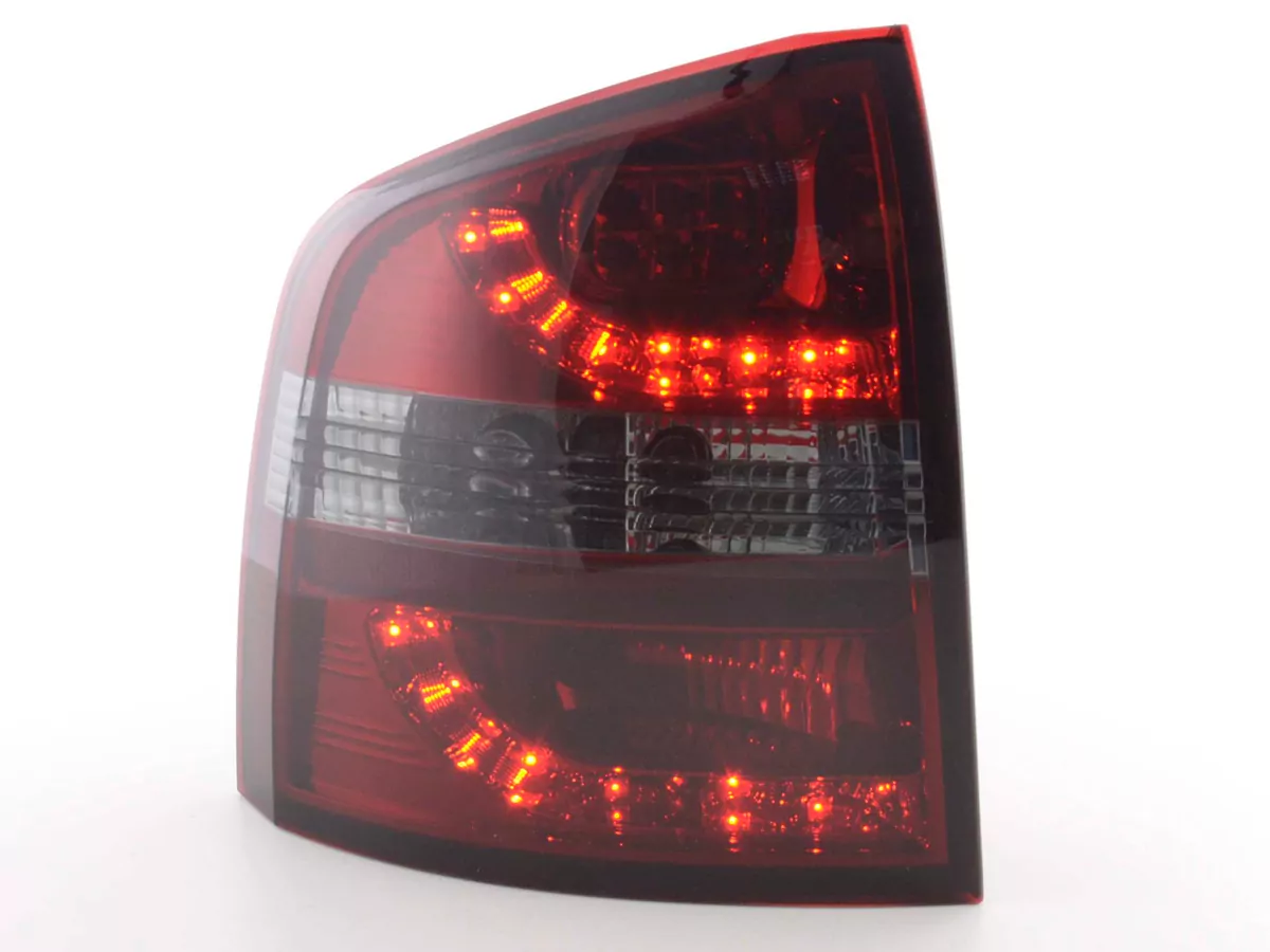 LED Rückleuchten Set Skoda Octavia Combi Typ 1Z Bj. 05-12 rot/schwarz
