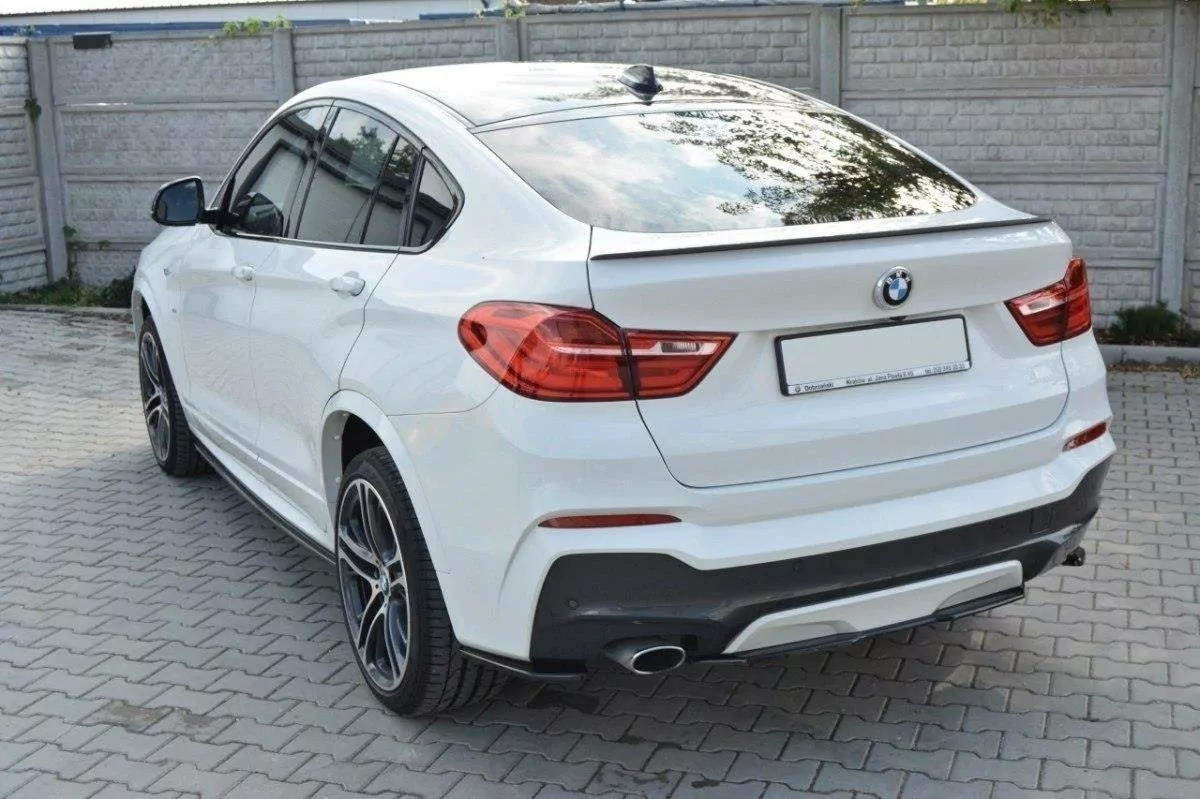 Mittlerer Diffusor Heck Ansatz Passend Für Passend Für BMW X4 M Paket  Schwarz Hochglanz Schwarz Hochglanz