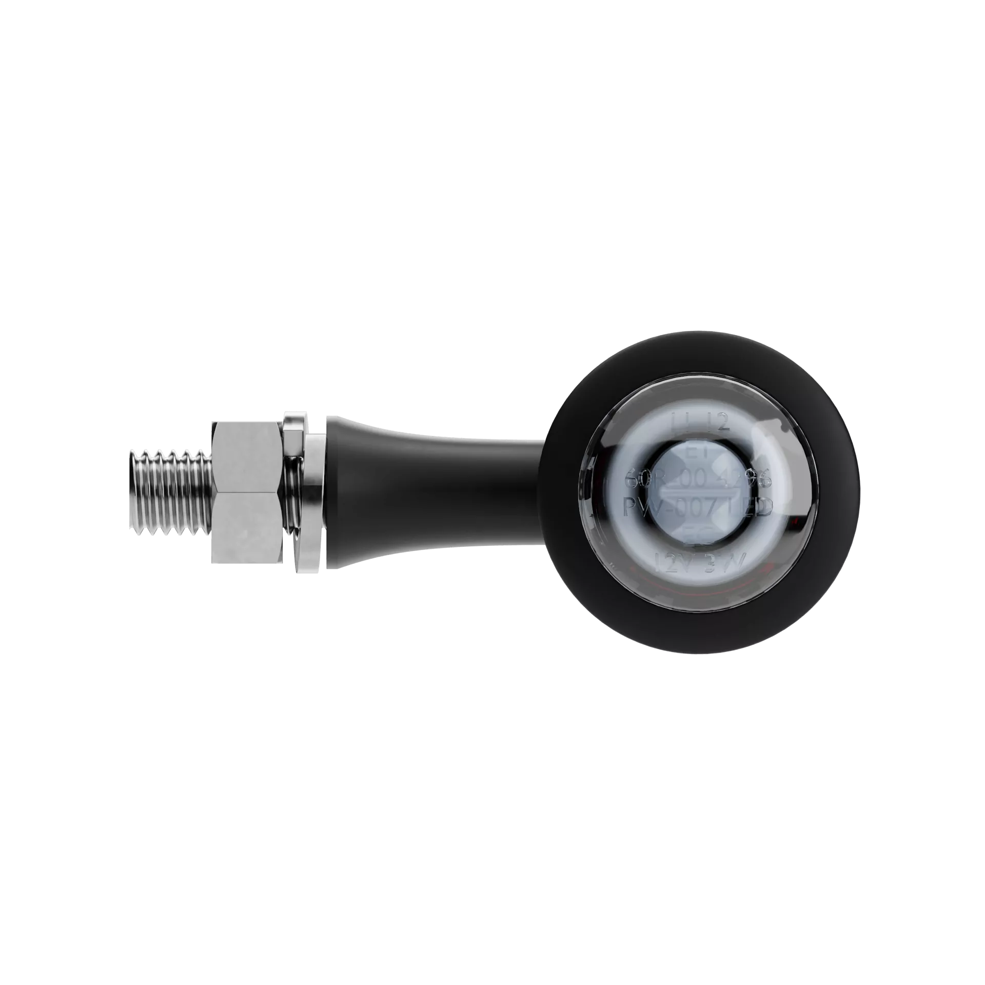 HIGHSIDER Pro Enterprise LED Indicator Gehäuse  Schwarz / Linse Rauchgrau (Paar), Vorn & Hinten