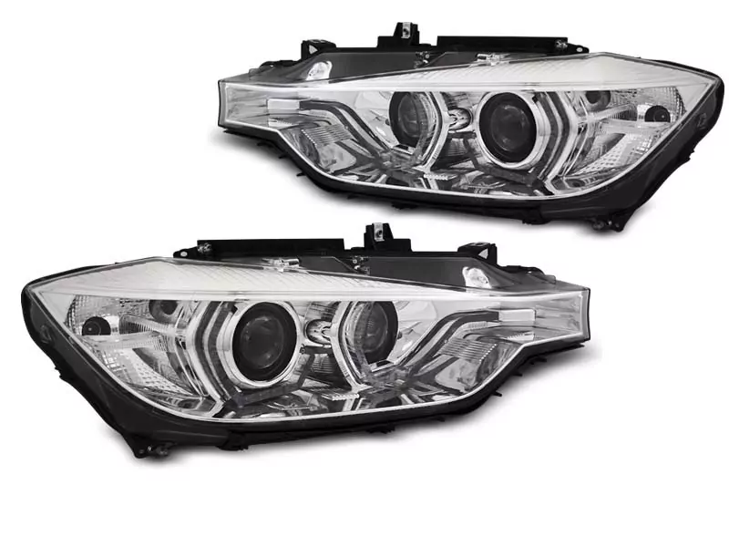 XENON HEADLIGHTS ANGEL EYES LED DRL CHROME fits BMW F30/F31 10.11 - 05.15