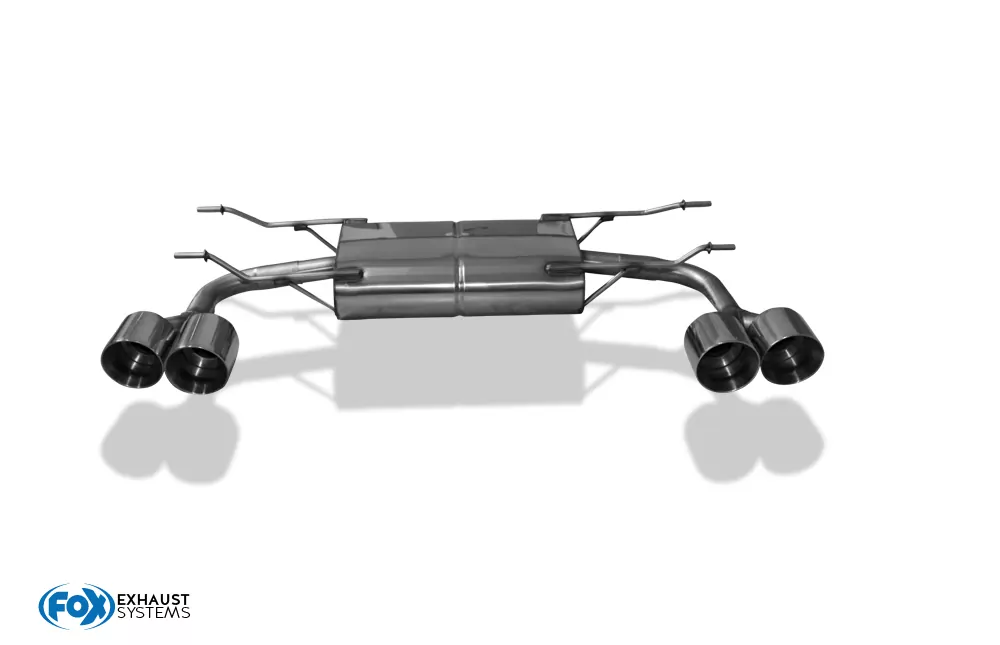 Fiat 124 Spider Abarth  Endschalldämpfer quer Ausgang rechts/links - 2x100 Typ 25 rechts/links