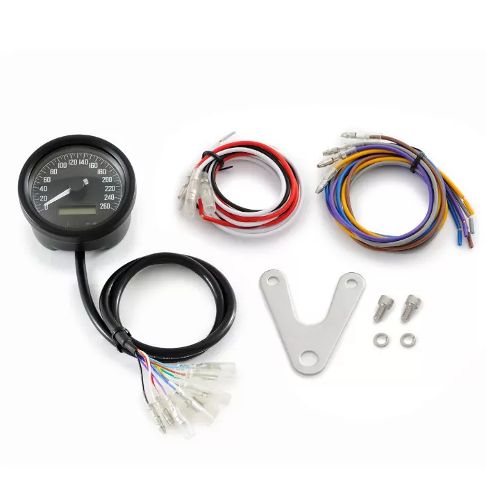 Digitaltacho | New Velona 60 | -260 Km/h | Typ B | Schwarz | Led Weiss