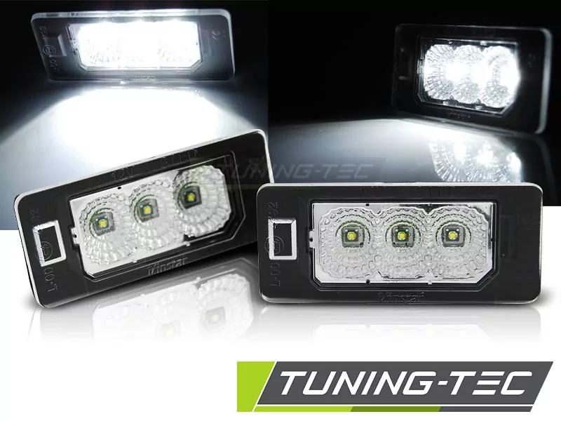 License Led Lights Clear Fits Audi Q5 / A4 08-10 / A5 / Tt / Vw Passat B6 Kombi