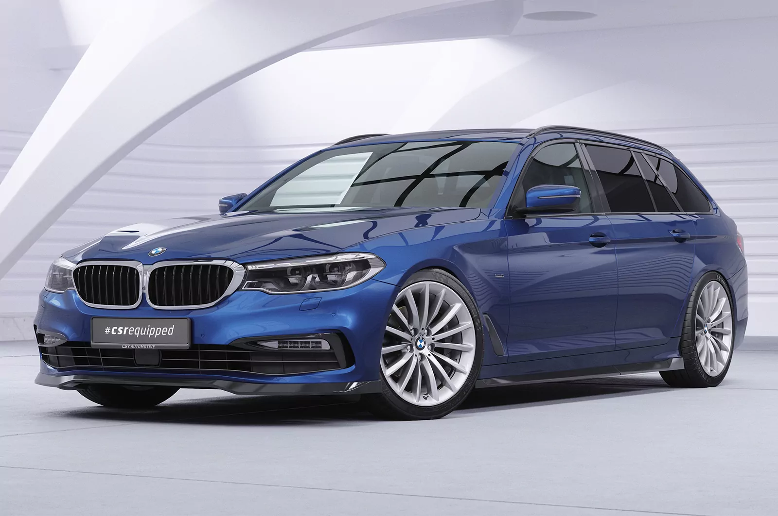 Seitenschweller für BMW 5er G31 Touring SS582 Schwarz Strukturiert