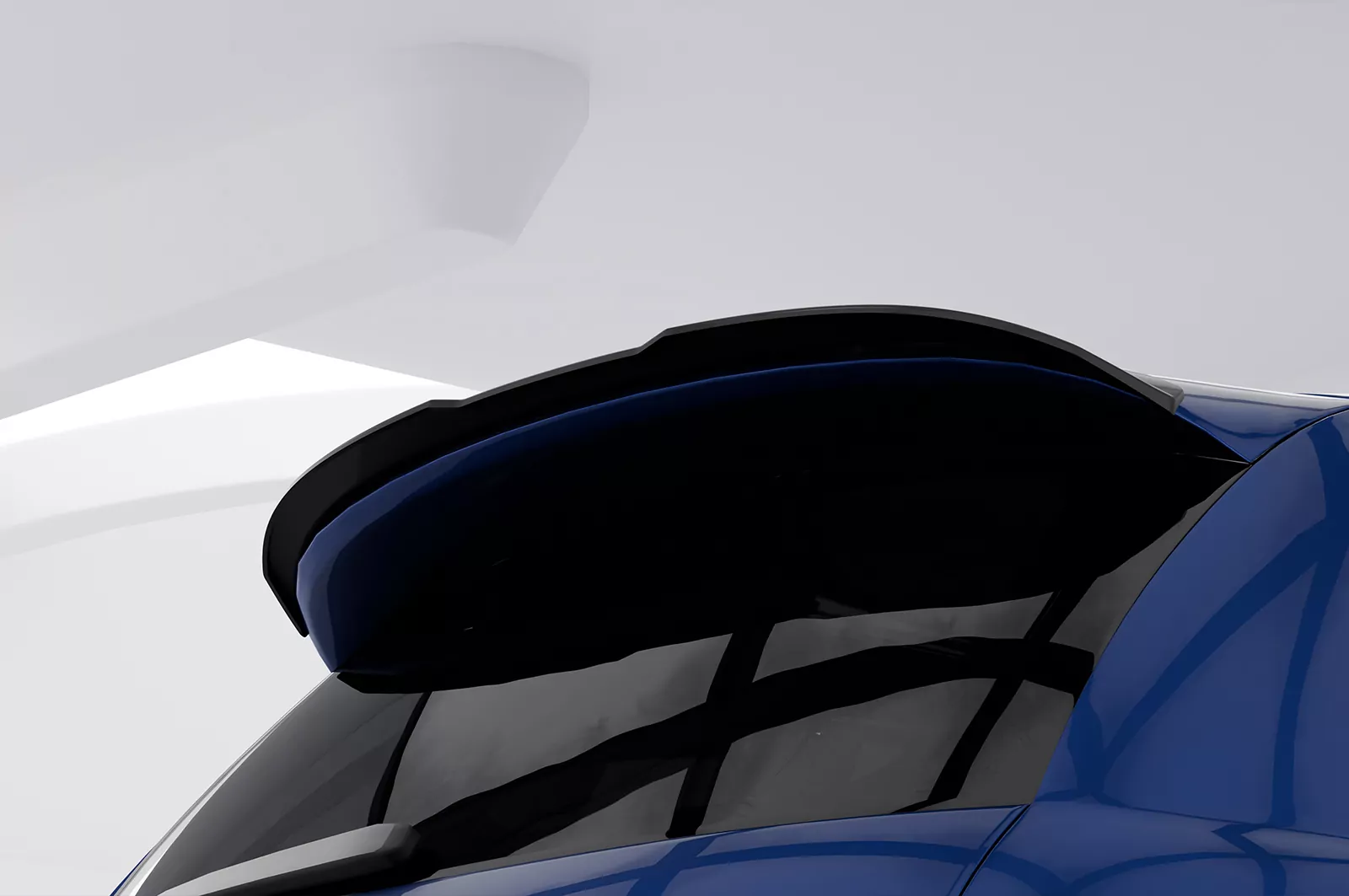 Heckflügel mit ABE für Fiat 500 Abarth 595 Competizione HF800 Strukturiert (schwarz matt)