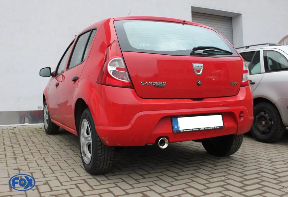 Dacia Sandero  Endschalldämpfer - 1x90 Typ 13