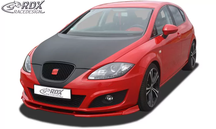 RDX Frontspoiler VARIO-X für SEAT Leon 1P Facelift 2009+ (nicht FR, Cupra) Frontlippe Front Ansatz Vorne Spoilerlippe