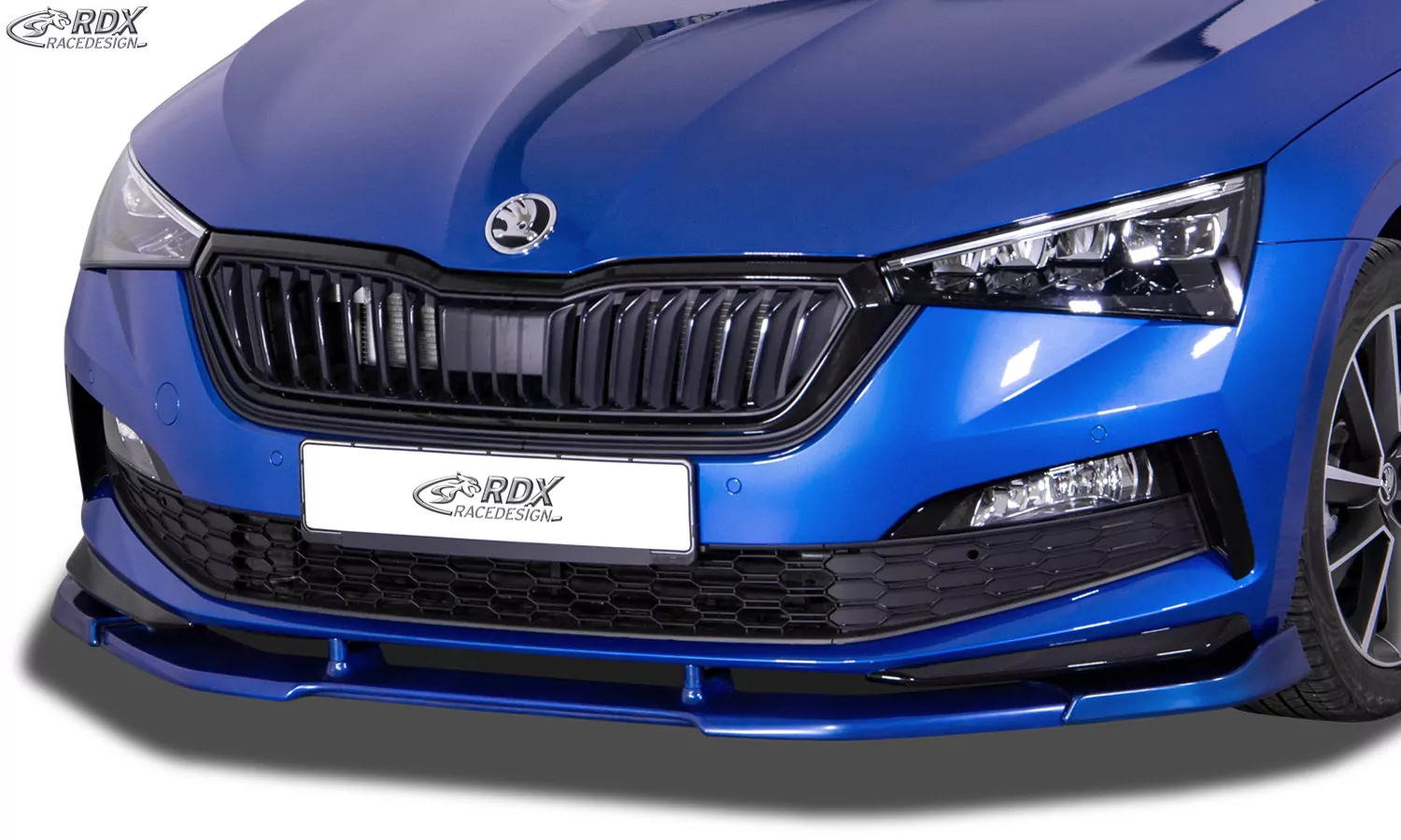 RDX Frontspoiler VARIO-X für SKODA Scala (NW) 2018+ Frontlippe Front Ansatz Vorne Spoilerlippe