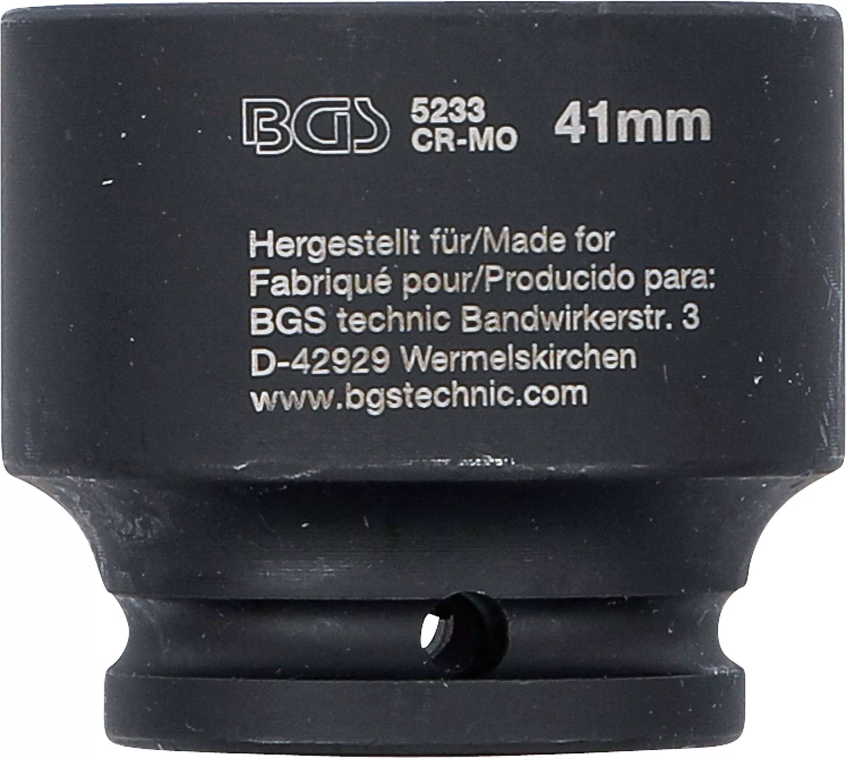 Kraft-Steckschlüssel-Einsatz Sechskant | Antrieb Innenvierkant 12,5 mm (1/2") | SW 41 mm