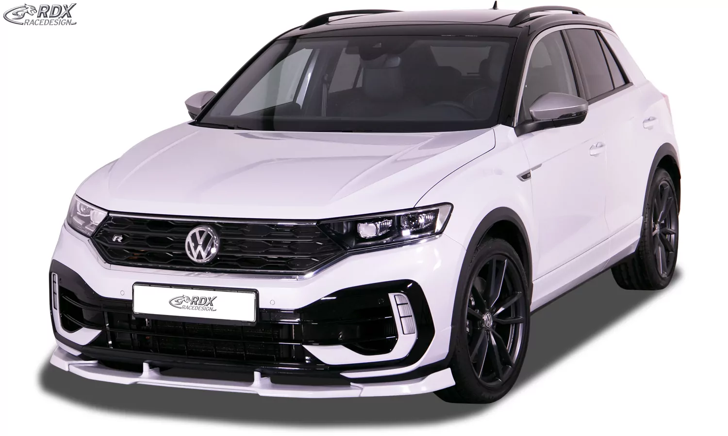 RDX Frontspoiler VARIO-X für VW T-Roc R Frontlippe Front Ansatz Vorne Spoilerlippe