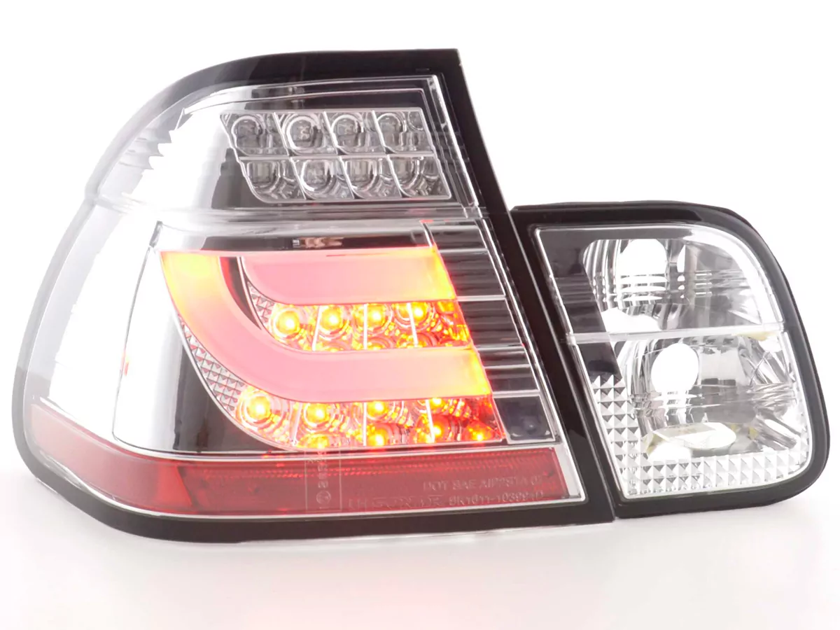 LED Rückleuchten Set BMW 3er E46 Limo Bj. 98-01 chrom