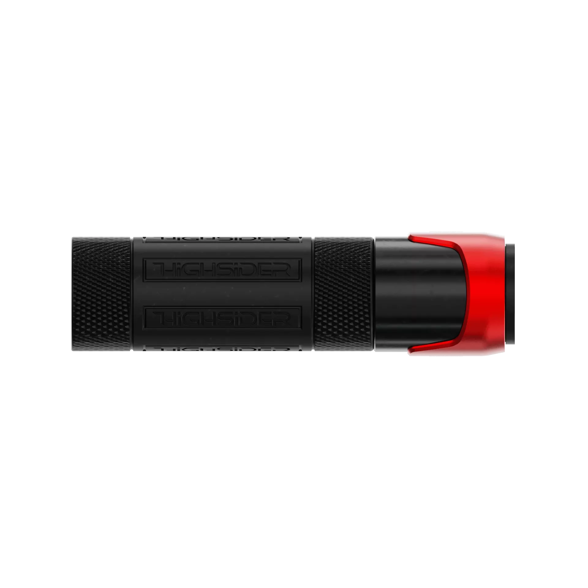 HIGHSIDER Akron Handlebar Grip Rubber, 7/8" (22.2 mm), 132 mm, Red