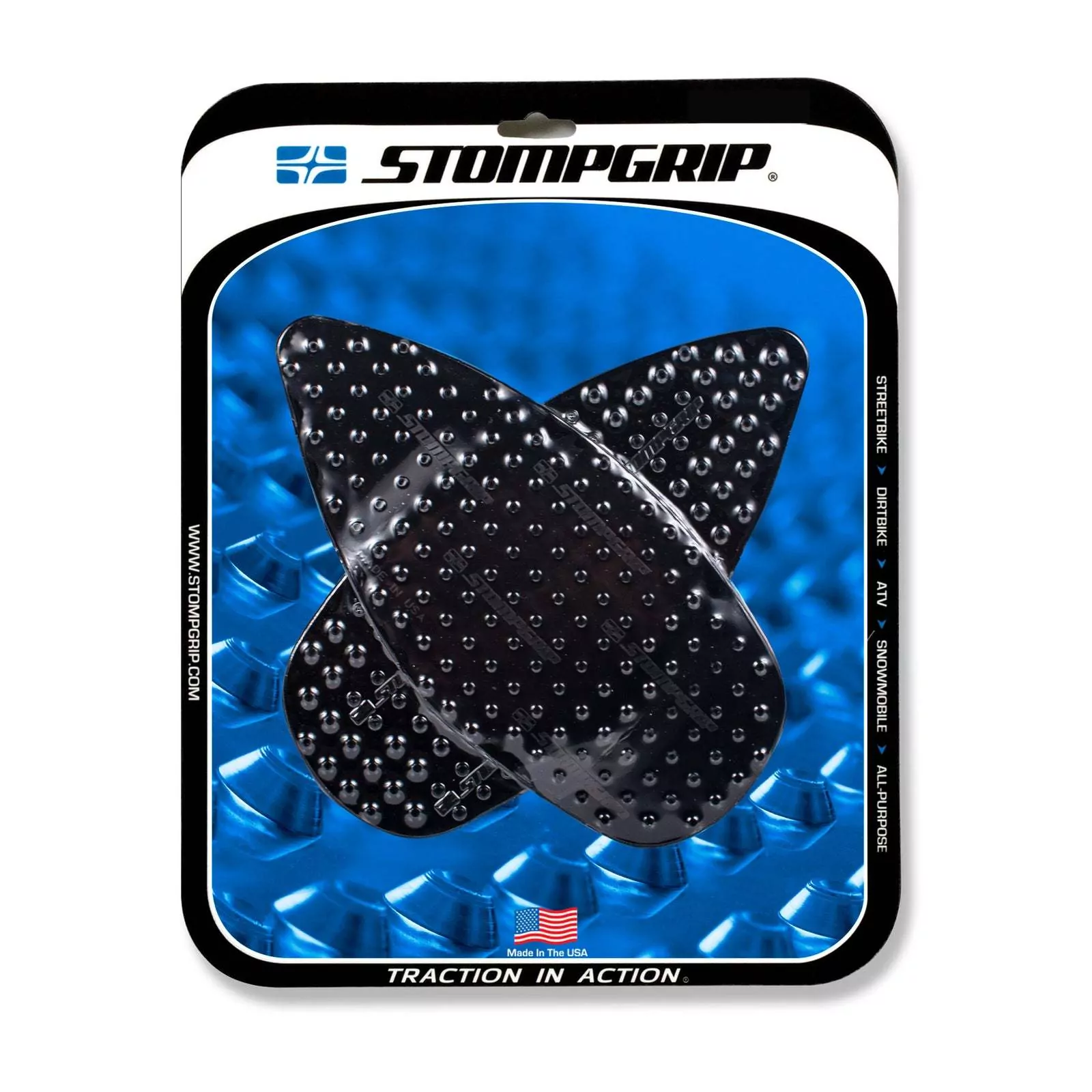 Stompgrip Traction Pad Volcano für Aprilia RS 660 20-22 Schwarz