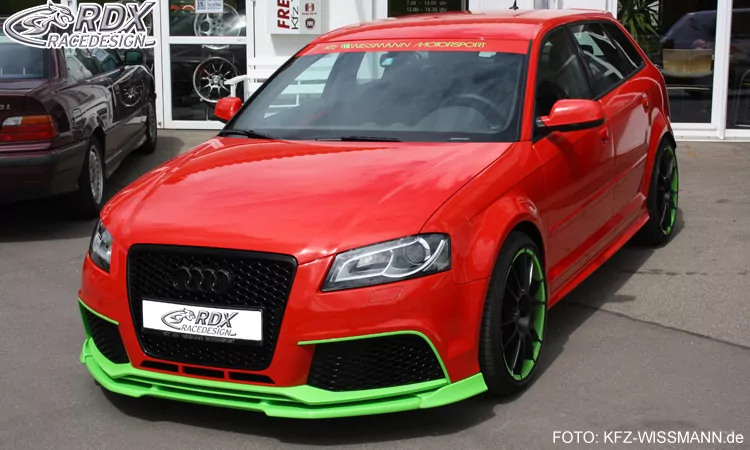 RDX Frontspoiler VARIO-X für AUDI RS3 2011+ (3türig + Sportback) Frontlippe Front Ansatz Vorne Spoilerlippe