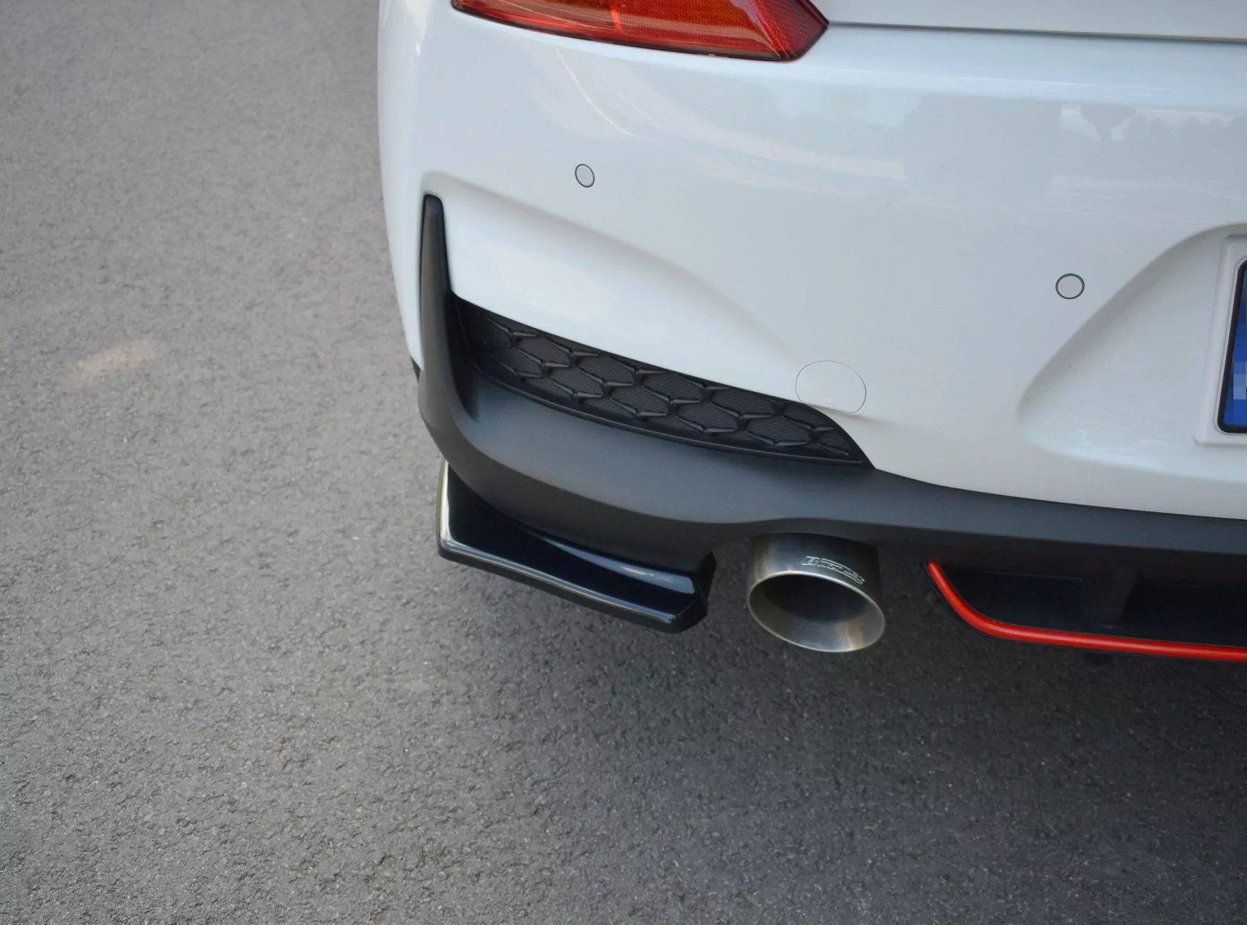 Heck Ansatz Flaps Diffusor Passend Für Diffusor Passend Für HYUNDAI I30 Mk3 N  Schwarz Hochglanz Schwarz Hochglanz