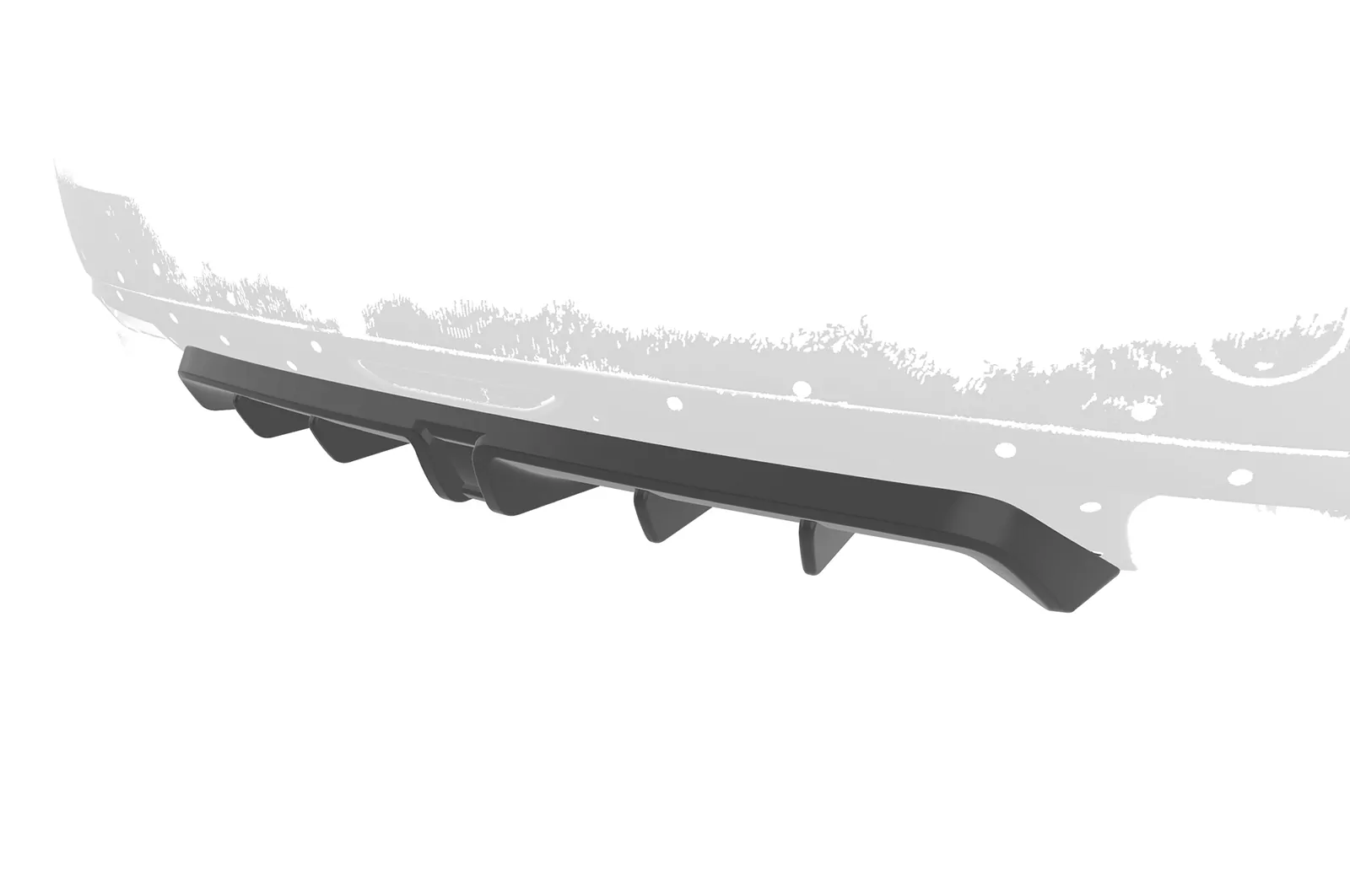 Heckansatz für BMW Z4 (G29) M40i HA285 Schwarz Strukturiert