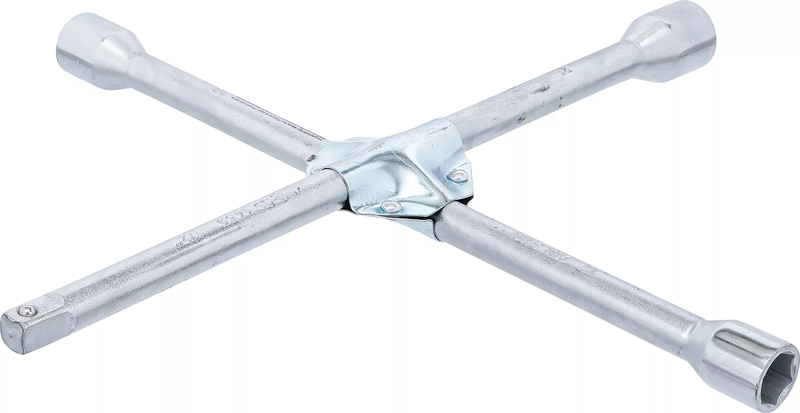 Rad-Kreuzschlüssel mit Gelenk | für PKW | Vierkant | SW 17 x 19 x 21 x 12,5 mm (1/2")