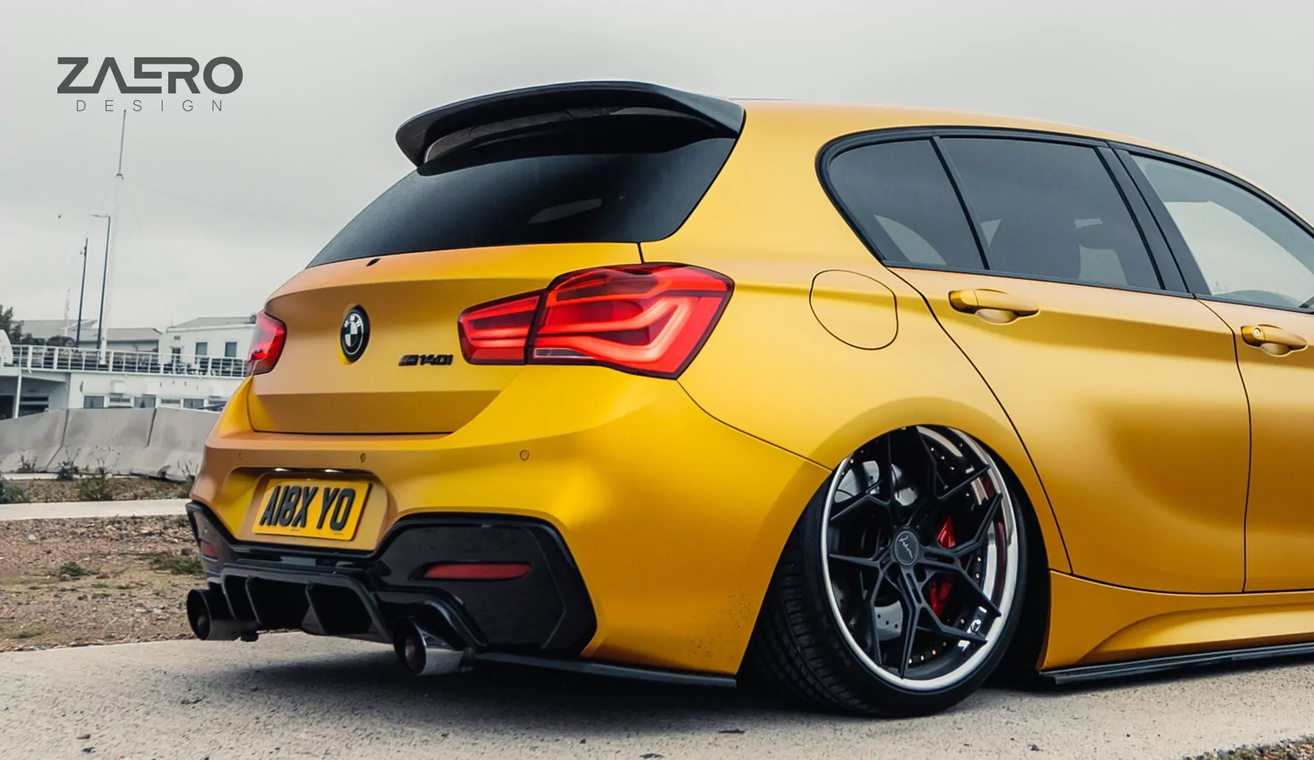 EVO-1 Diffusor Erweiterung für BMW 1er F20 | F21 - M135 & M140 (LCI)