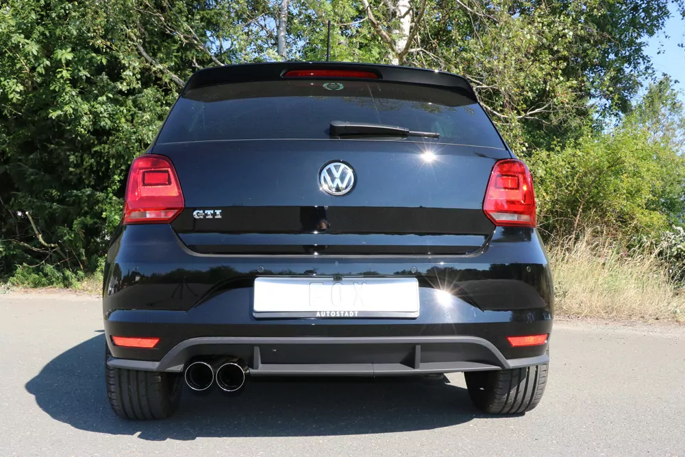 VW Polo 6R - GT und GTI  Endschalldämpfer 63,5mm - 2x90 Typ 14