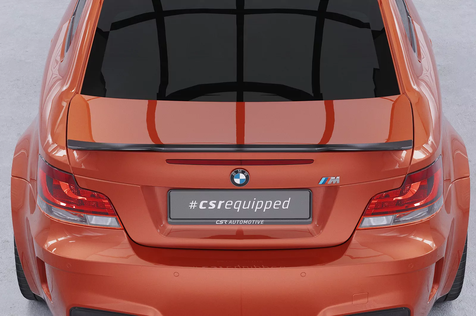 Heckflügel mit ABE für BMW 1er E82 / E88 HF758 Strukturiert (schwarz matt)