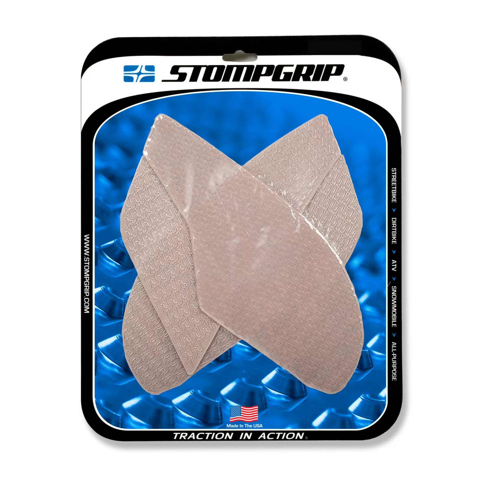 Stompgrip Traction Pad Icon für Suzuki SV650 / X / s 16-22 Klar