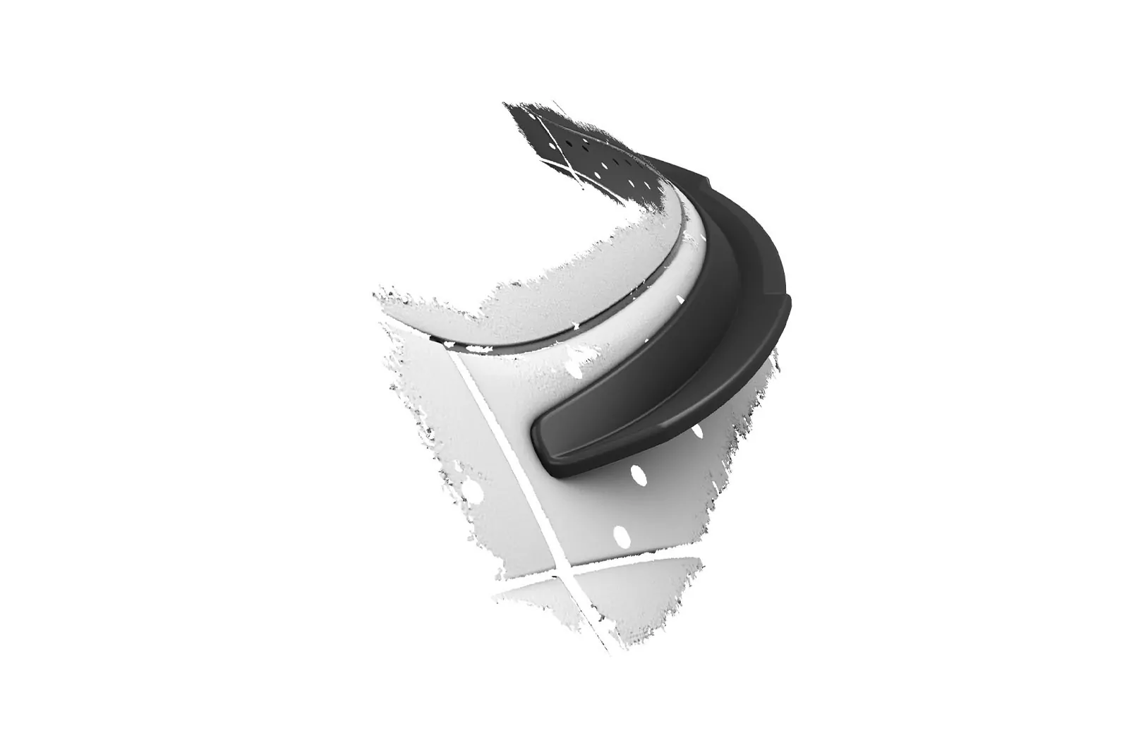 Heckflügel mit ABE für Porsche Cayenne Typ 92A HF782-M Carbon Look (matt)