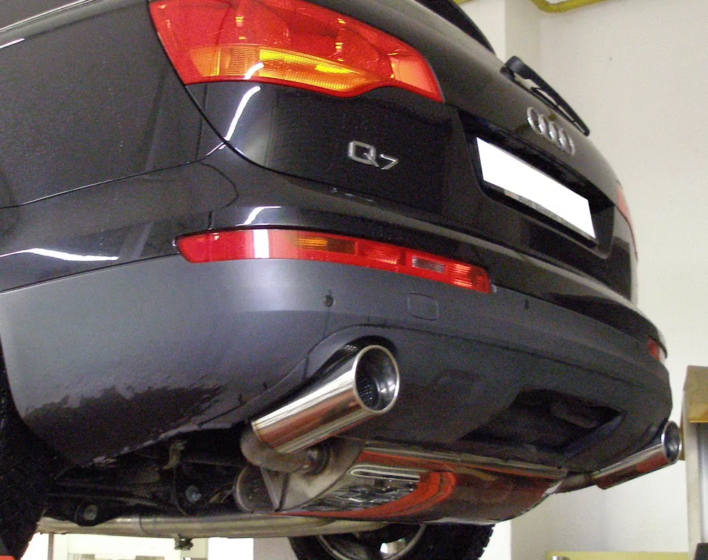Audi Q7 - 3,0l TDI  Endschalldämpfer Ausgang rechts/links - 129x106 Typ 32 rechts/links