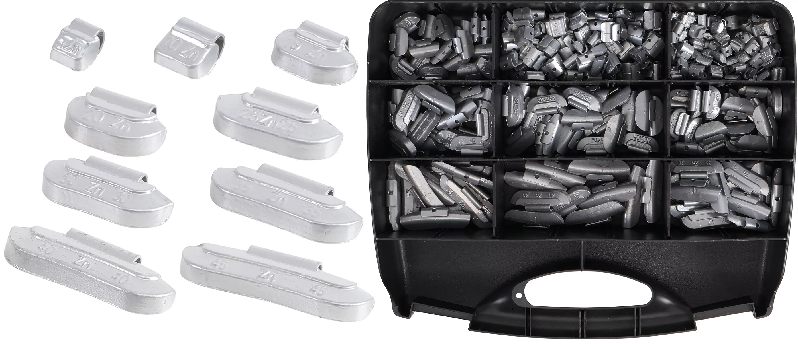 Auswuchtgewichte-Sortiment | 320-tlg.