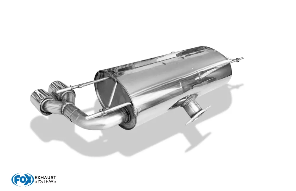 Mazda MX5 Typ NC  Endschalldämpfer Ausgang rechts/links - 2x76 Typ 13 rechts/links - dezenter sportlicher Sound mit EWG-Betriebserlaubnis