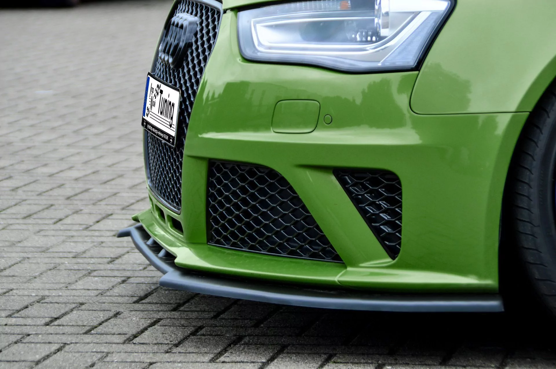 Cup Frontspoilerlippe für Audi RS4 B8 Bj. 2012-2015