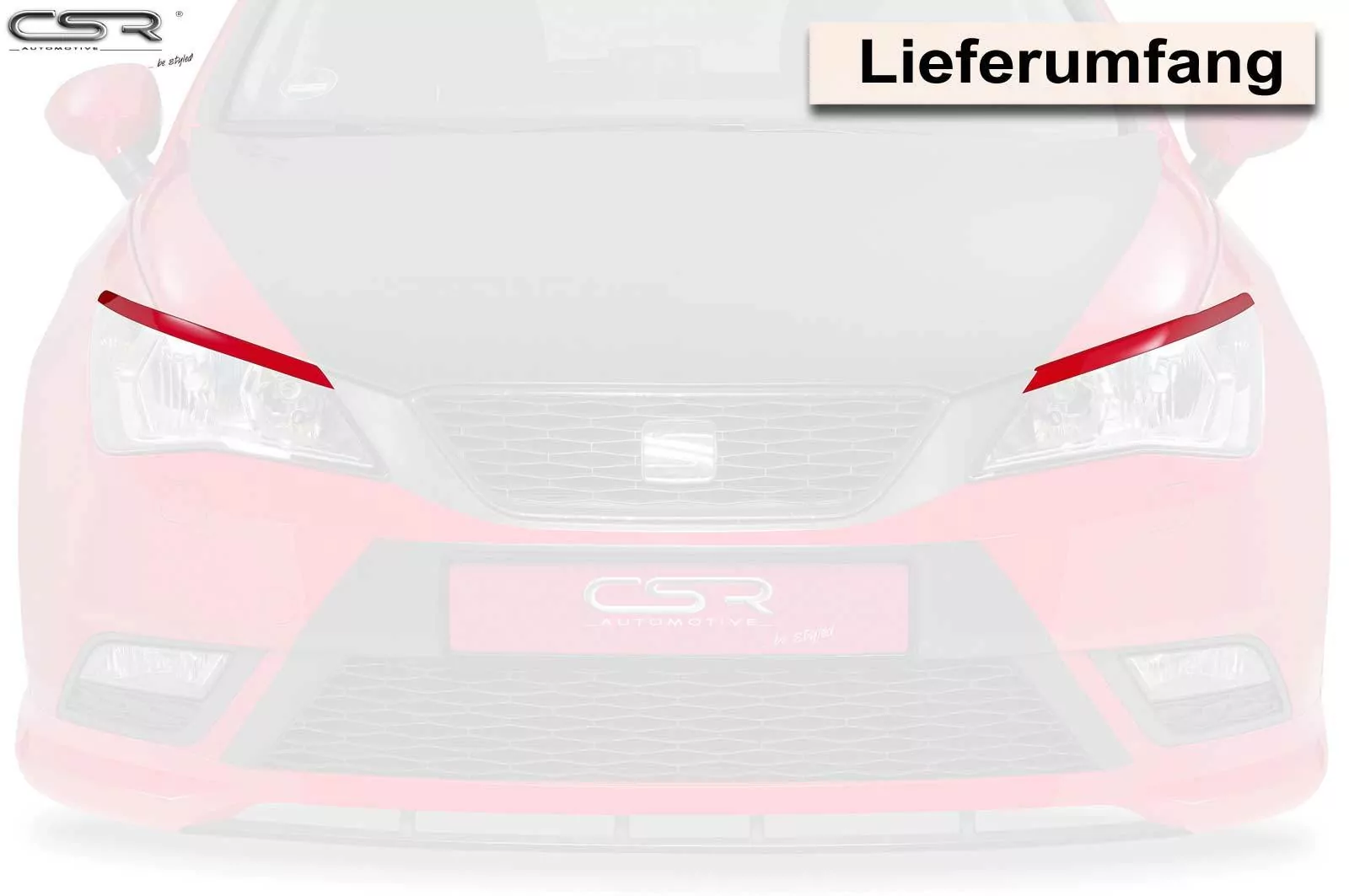 Scheinwerferblenden für Seat Ibiza 6J SB249