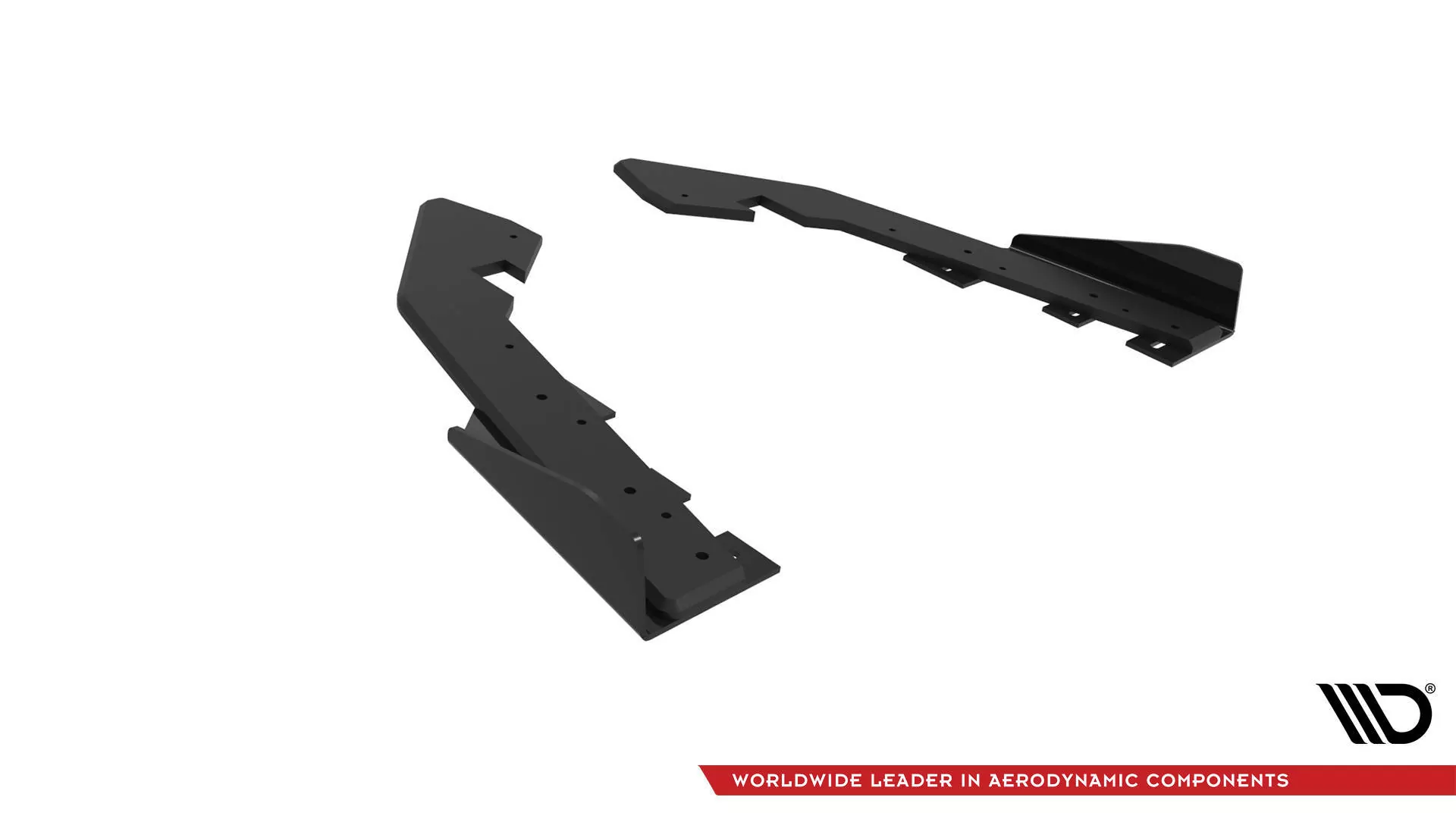 Street Pro Heck Ansatz Flaps Diffusor +Flaps Für BMW 2 Coupe G42 Schwarz Hochglanz