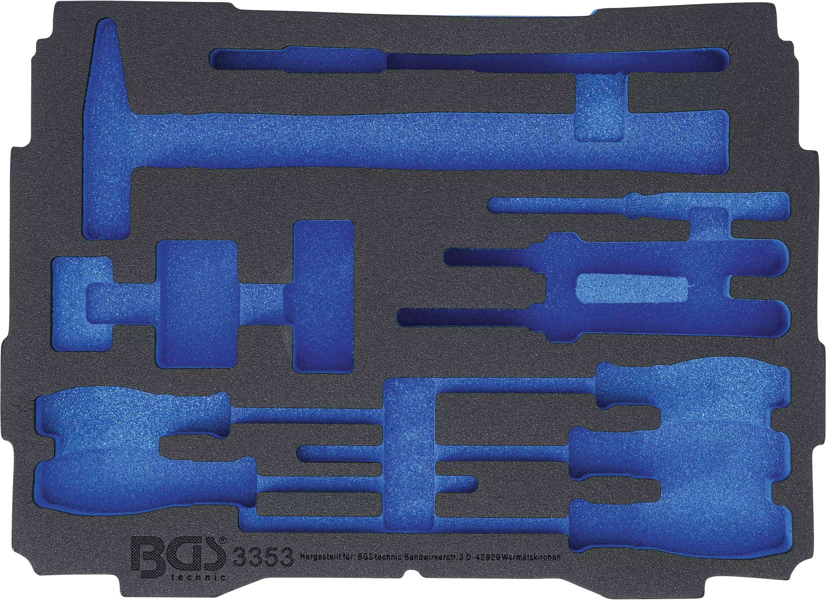 Schaumeinlage für Art. BOXSYS1 & 2 | leer | für Art. 3353