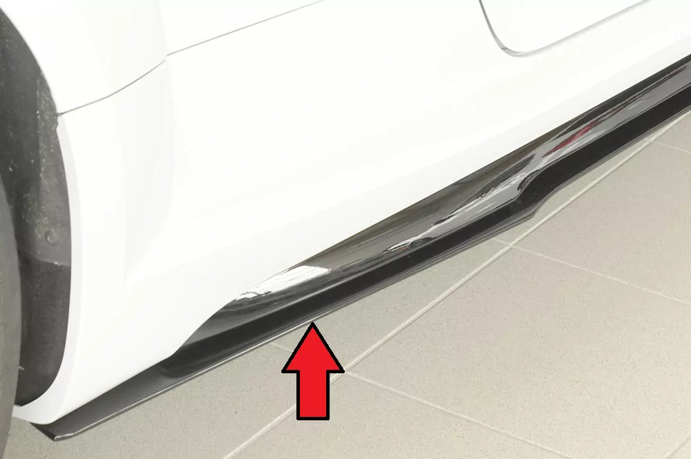 Rieger Seitenschwelleransatz für Audi TT (8J-FV/8S) | Roadster 09.18- (ab Facelift) nur für S-Line-Schweller auch TTS / TT-RS